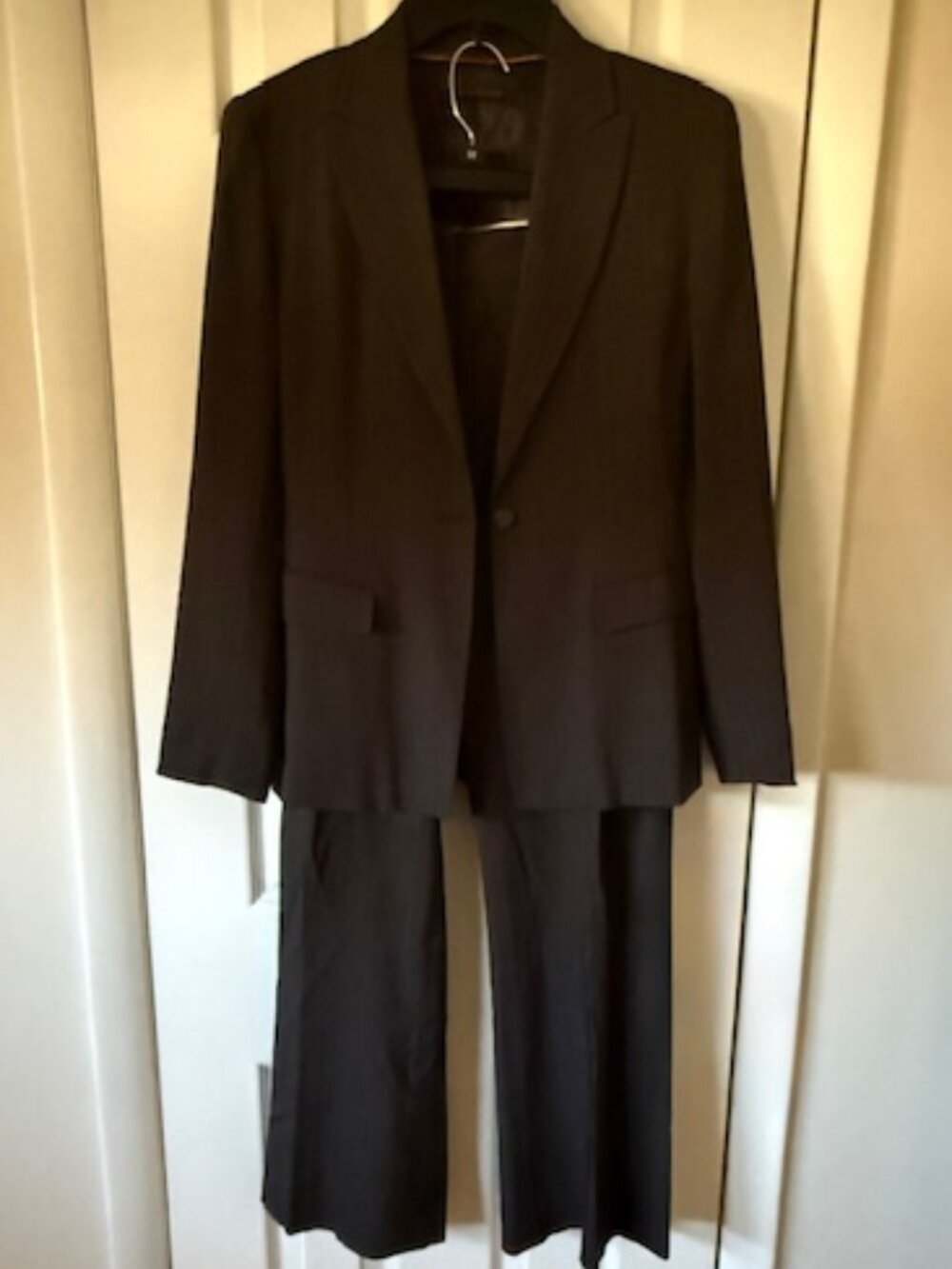 ELIE TAHARI soft brown Blazer Jacket & matching pants, 2/4